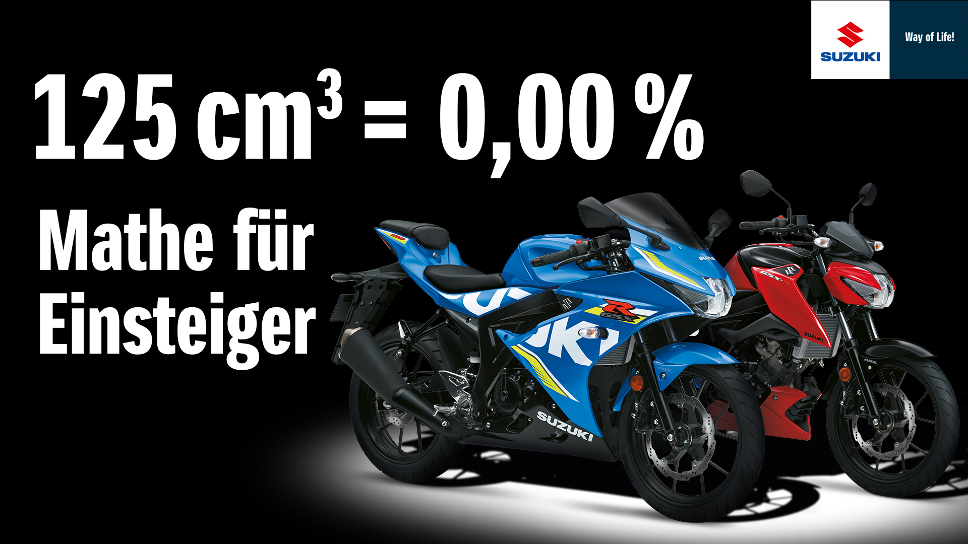 125 cm³ = 0,00 % Mathe für Einsteiger - Zweirad Kreis Walldürn