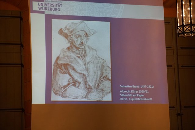 Porträt Sebastian Brant -  Werk von Albrecht Dürer