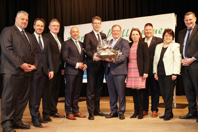Erinnerungsbild mit Markus Blume
