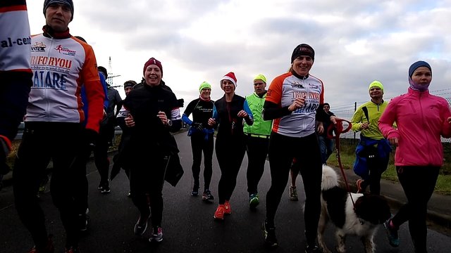Friedenslichtlauf 2017 von Mainaschaff nach Trennfurt