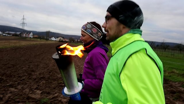 Friedenslichtlauf 2017 von Mainaschaff nach Trennfurt