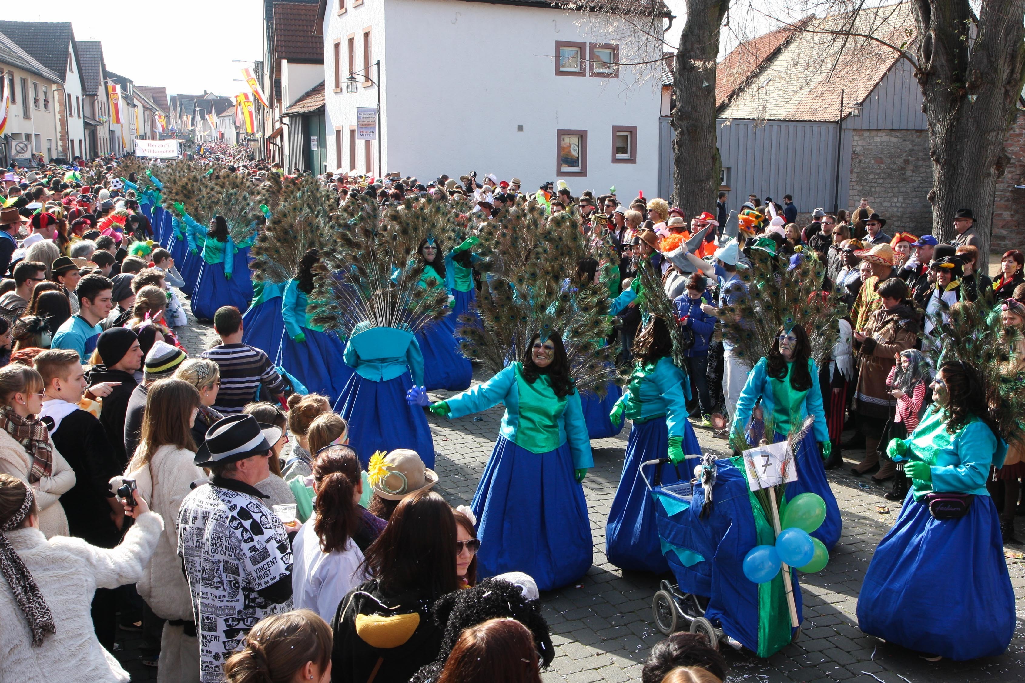 Der Kreiskarnevalszug im Niedernberger Honischland – hier ein Archivfoto vom letzten Umzug im Jahr 2014 – verspricht der Höhepunkt der närrischen Kampagne im nördlichen Landkreis zu werden.
