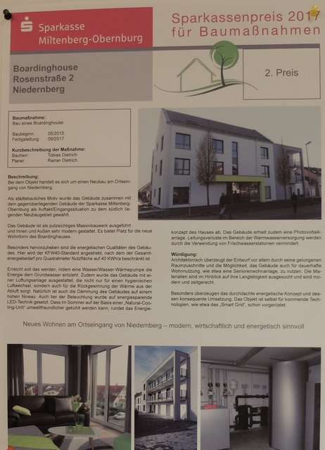 1. Sieger 2017: Das Boardinghouse von Tobias Dietrich in Niedernberg