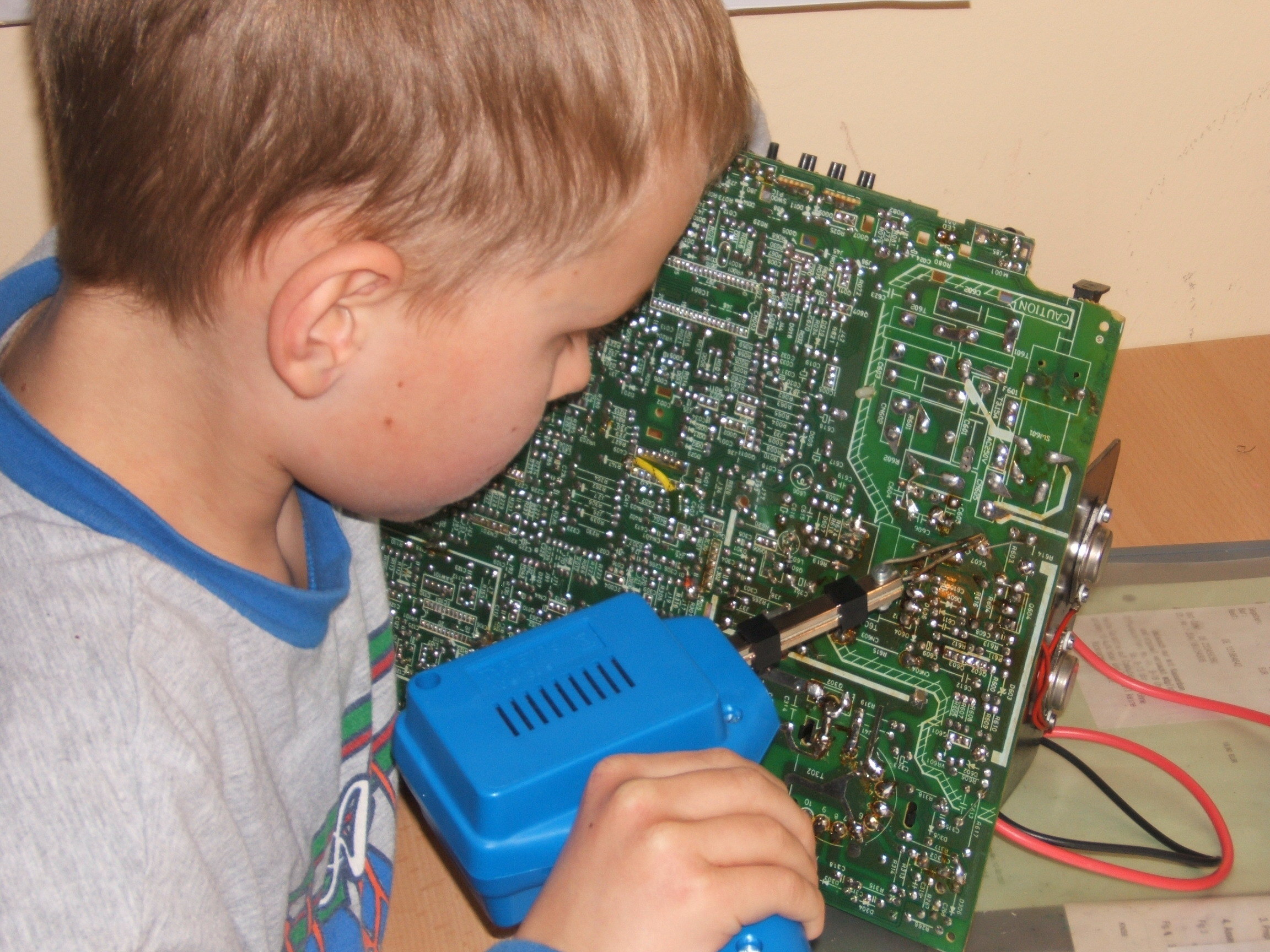 Schon als kleines Kind war Schusser begeistert von Technik.