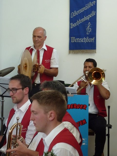 Schneeberger Musikanten unter der Leitung von Berthold Blatz