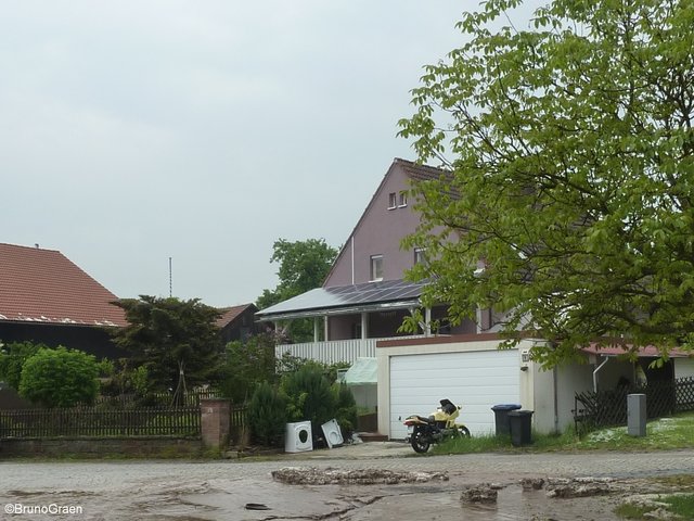 Schlamm und Hagel in Wenschdorf