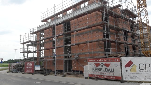 Außenansicht Rohbau