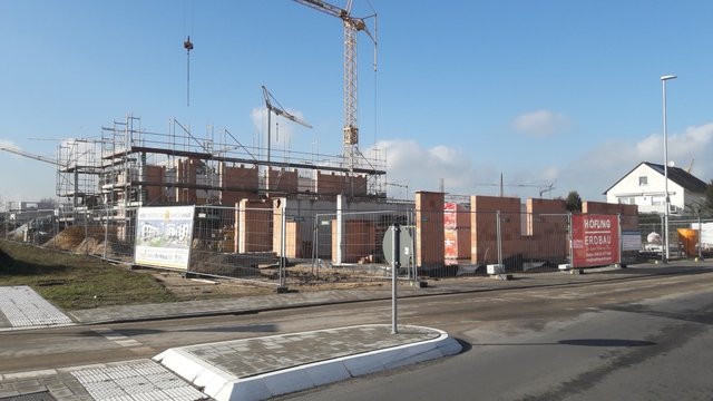Außenansicht Rohbau
