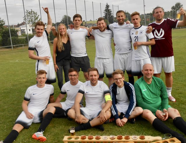 Die Sieger vom Team "Tischtennis"