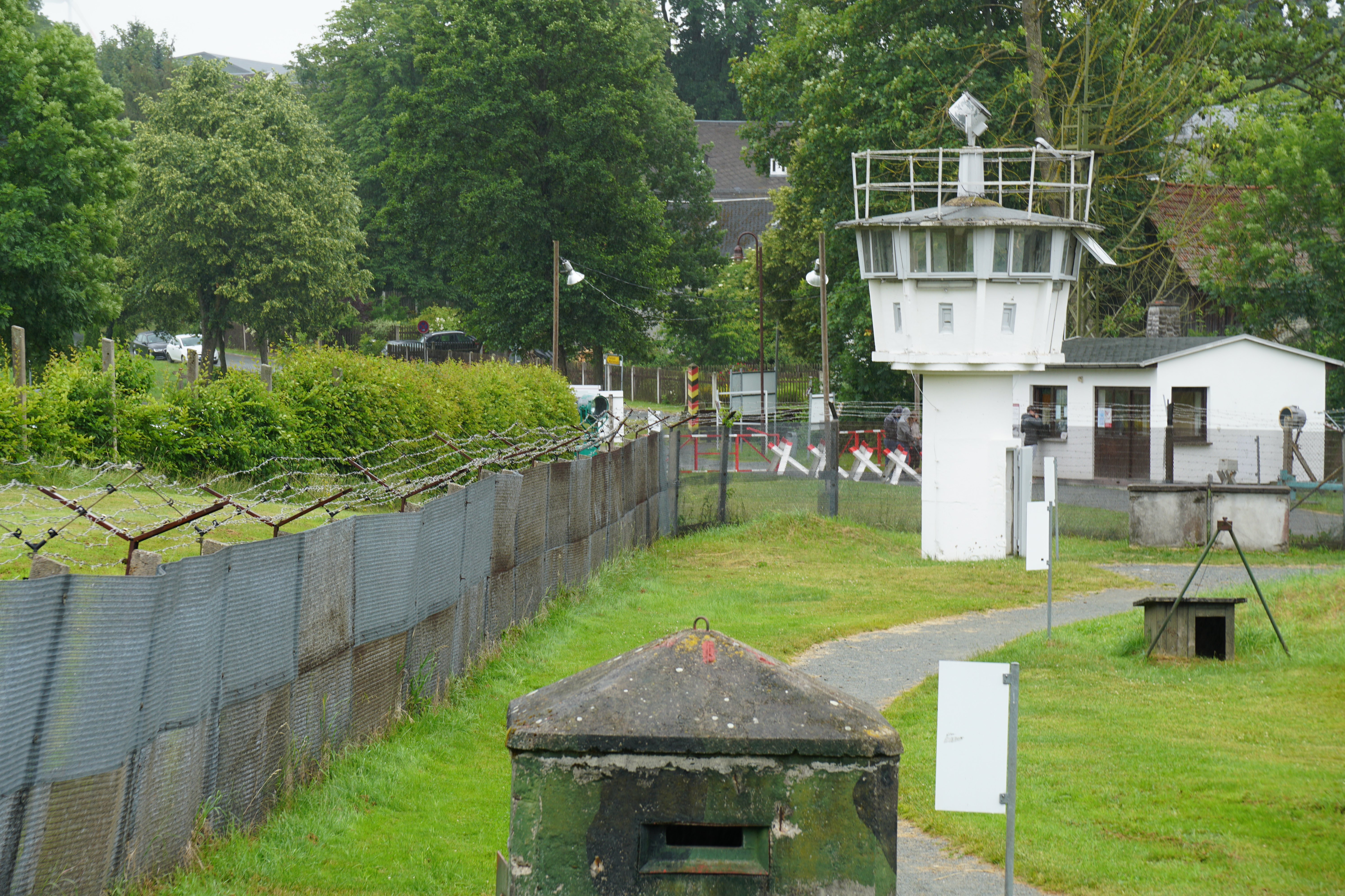 Ein aktuelles Bild von "Klein-Berlin": Mödlareuth an der bayerisch-thüringischen Grenze.