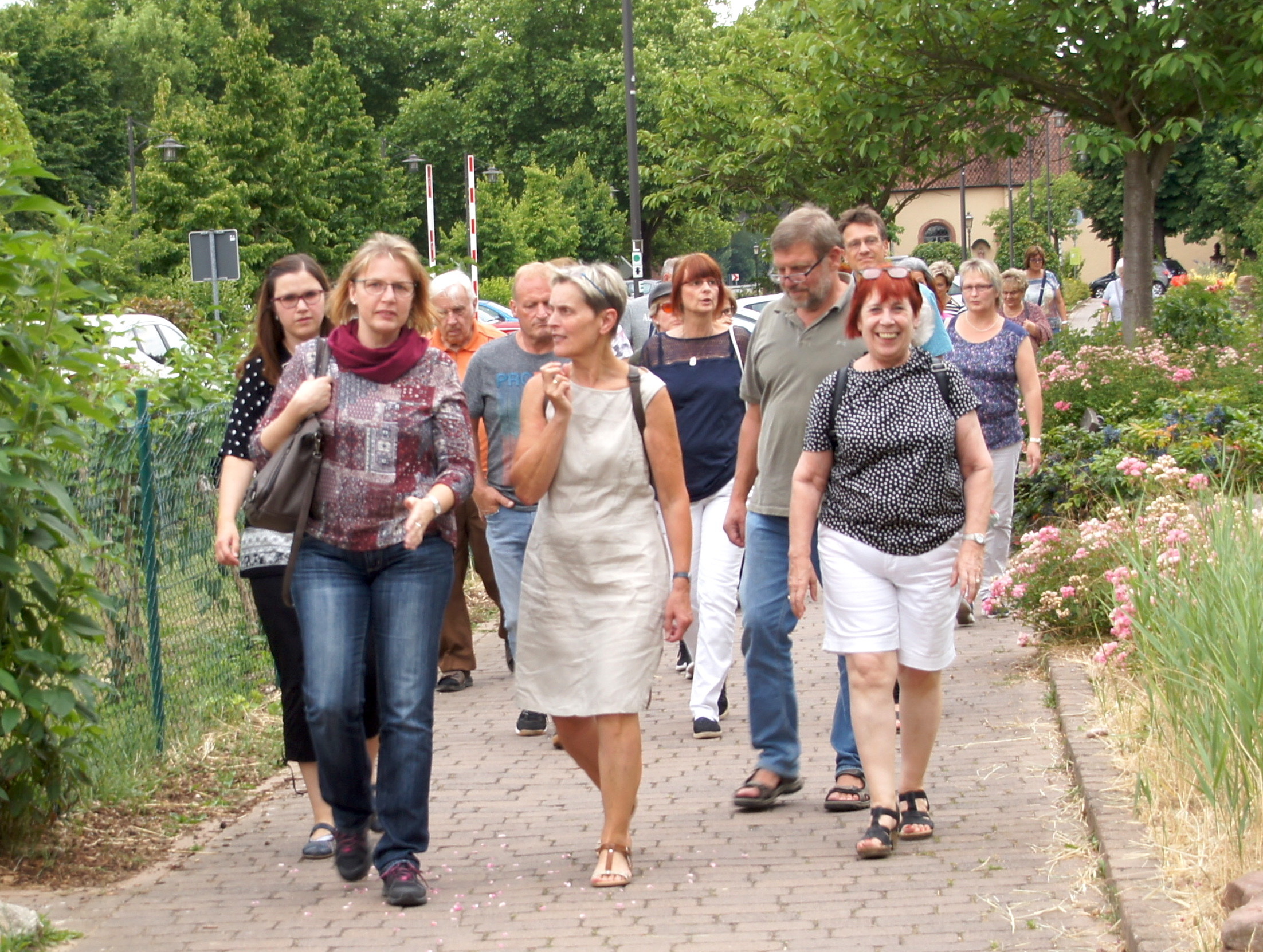 Start der Führung an der Annakapelle.