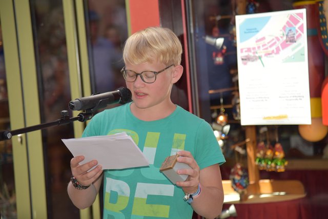 Verlegung Stolpersteine am 3. Juli 2018. | Foto: Georg Bassarab
