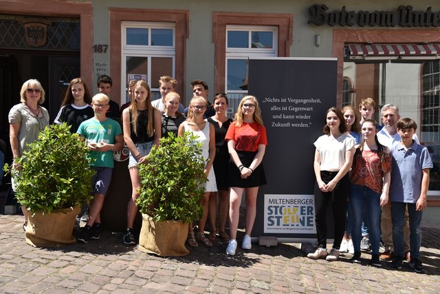 Verlegung Stolpersteine am 3. Juli 2018. | Foto: Georg Bassarab