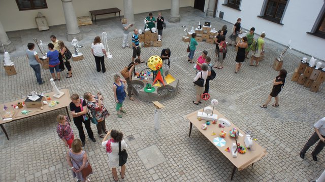 Ausstellung nach eienm Kunst- Lehrgang in Dillingen