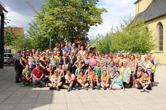 Traditionelles Gruppenbild in Rottendorf