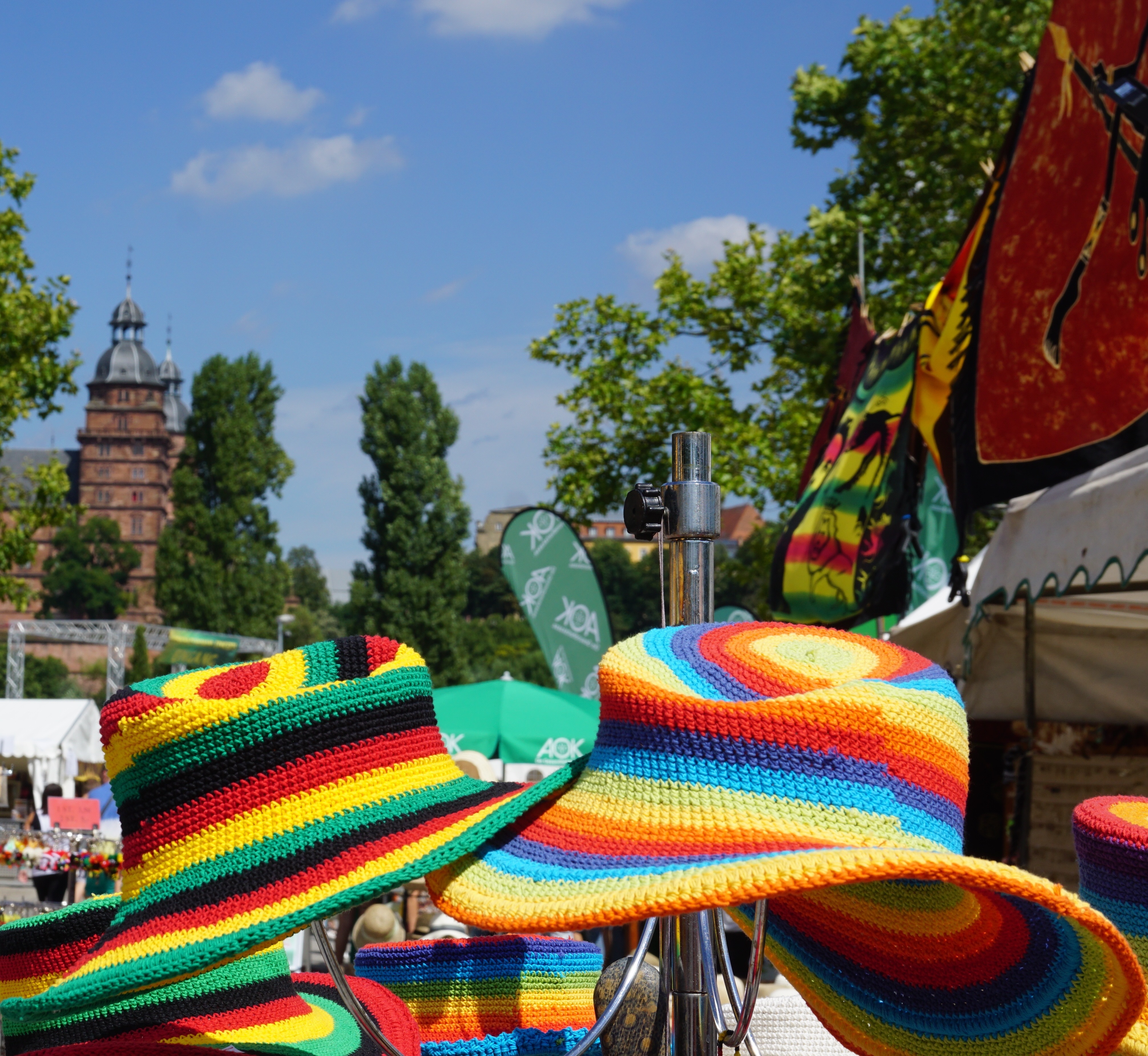 Farbenprächtiges Festival in Aschaffenburg