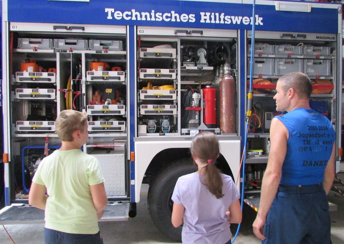 Der Gerätekraftwagen 1 wird erkundet.