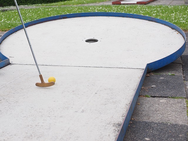 Freizeitvergnügen Minigolf