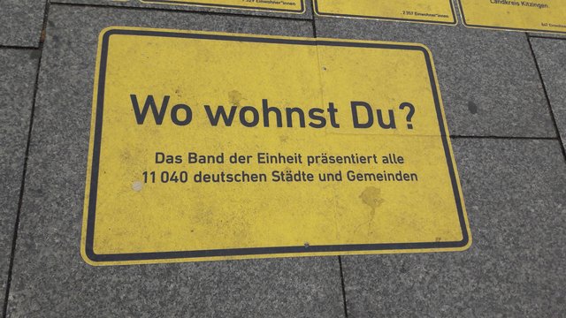 Das Band der Einheit umfasst alle deutschen Städte und Gemeinden