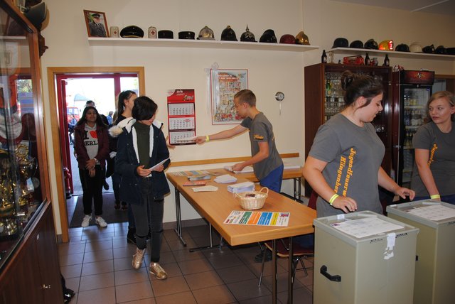 Impressionen von der U18-Wahl am Freitag, 5. Oktober im Feuerwehrhaus in Klingenberg. | Foto: Andrea Kaller-Fichtmüller