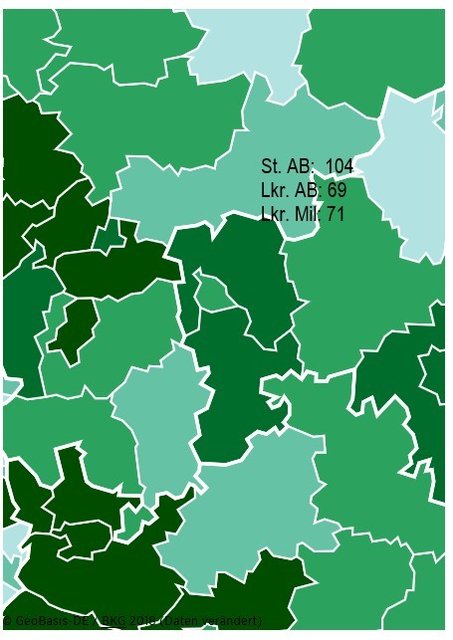 Digitaler Arbeitsmarkt: die Landkreise vorne