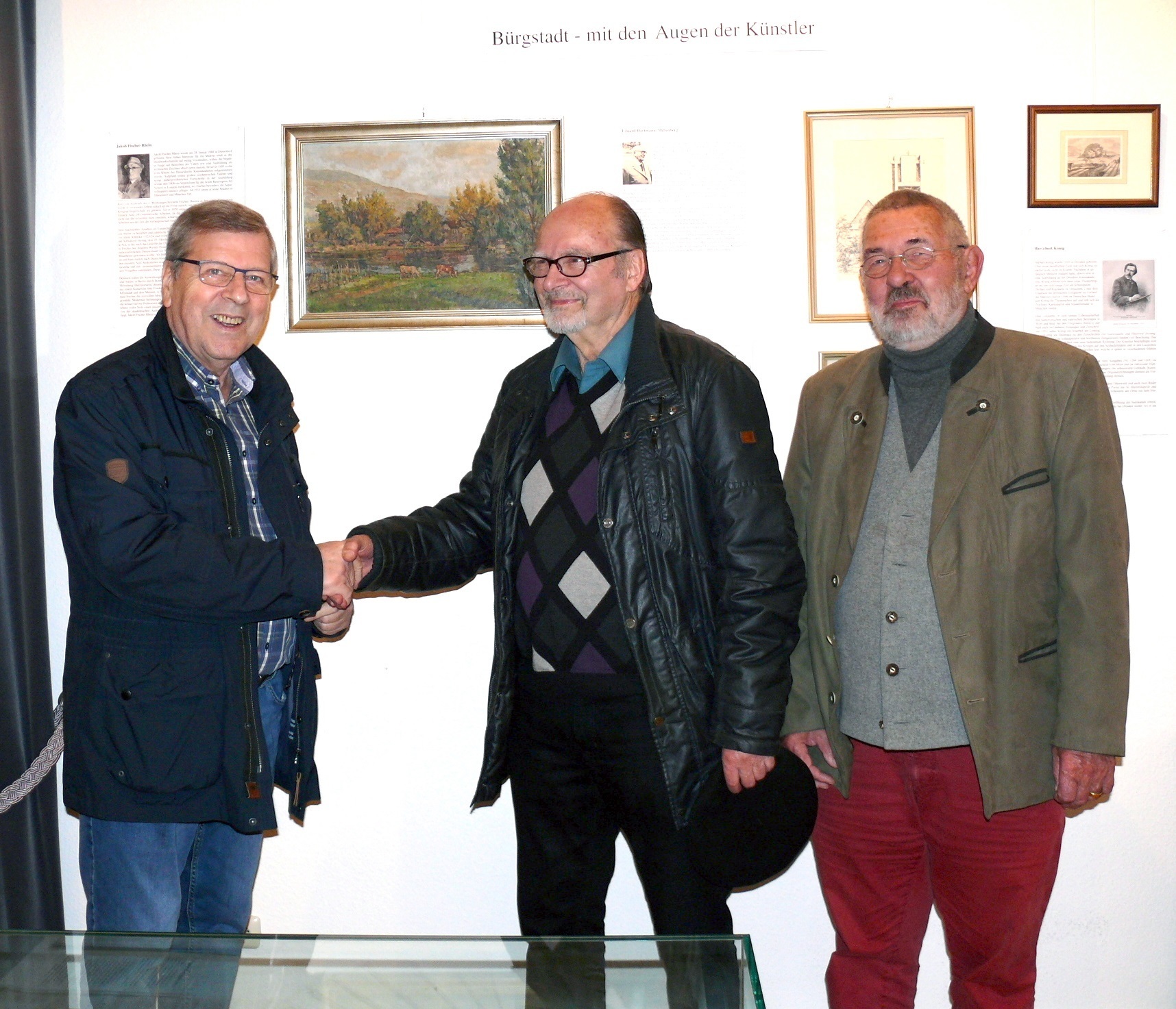 Von links nach rechts: Bernhard Stolz, Helmut Lang, Klaus Hench