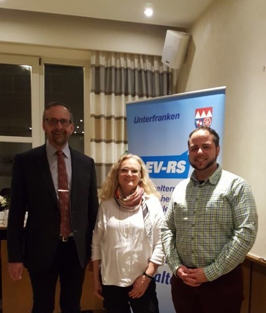 v.L.n.R.:MB Karlheinz Lamprecht, Bettina Stubenrauch und Andrea Faggiano (LEV-RS)