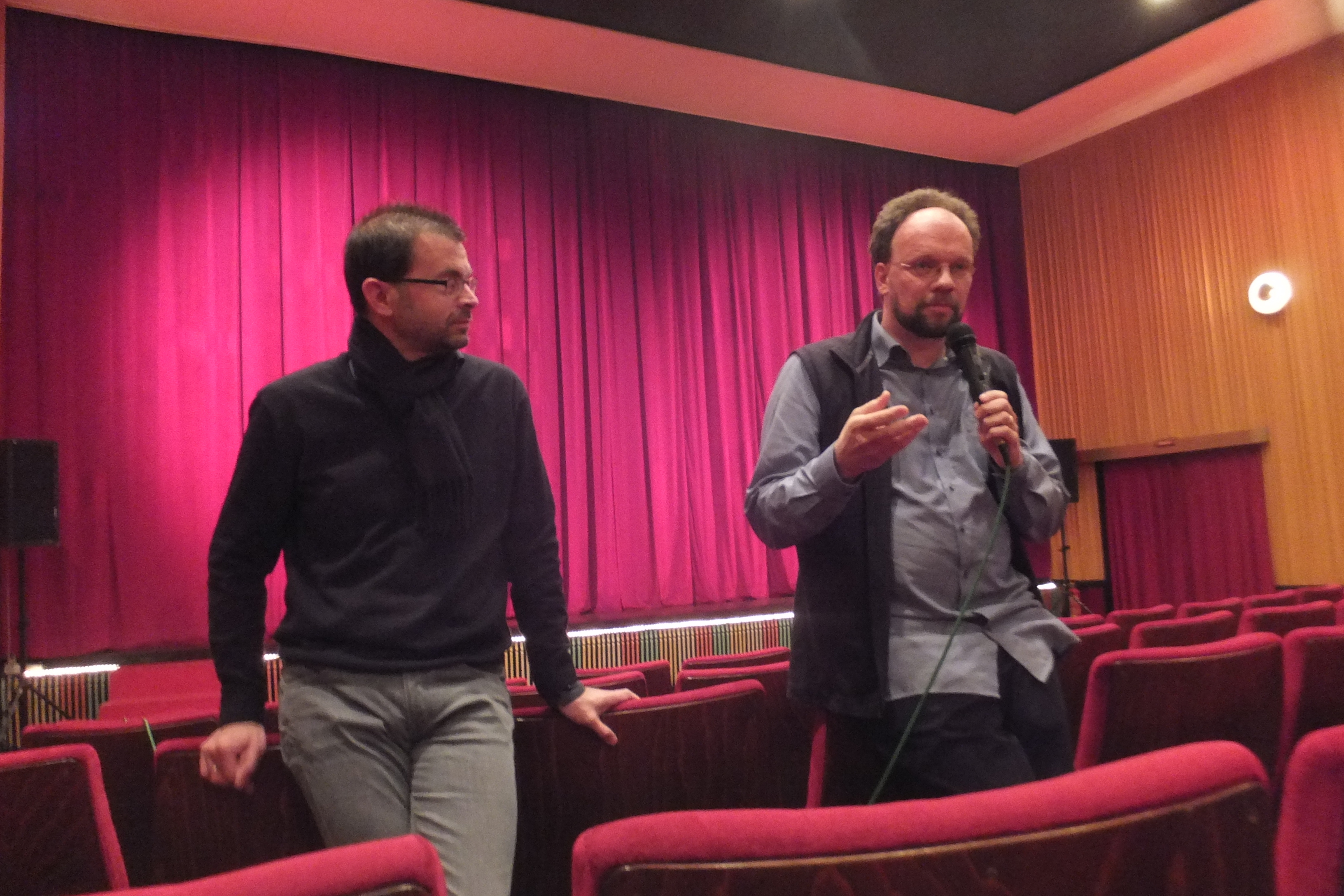 Landrat Jens Marco Scherf und Landtagsabgeordneter Patrik Friedl