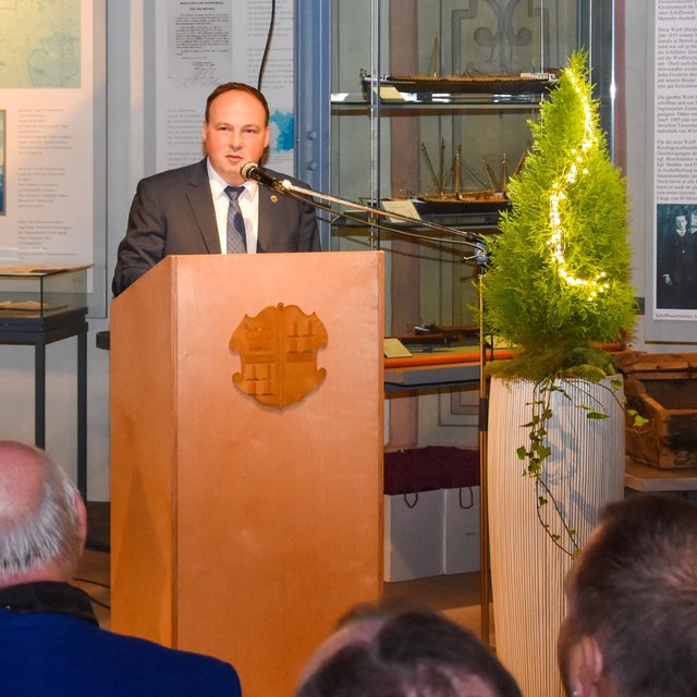 Grußworte Andreas Fath (Bürgermeister) | Foto: Musikverein Wörth (Sebastian Strobel)