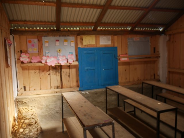 Ein Klassenzimmer der neuen Lingjo-Schule. | Foto: Joachim Merkle