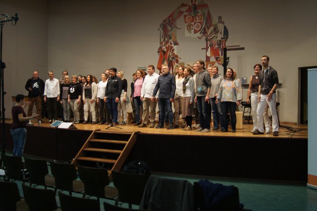 Probe vor dem Konzert von Fränk'n'Feel