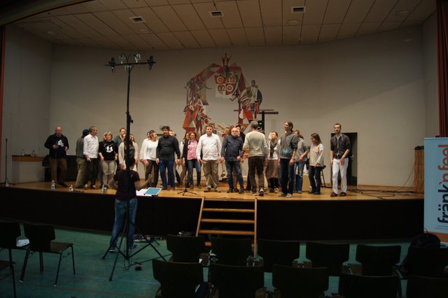 Probe vor dem Konzert von Fränk'n'Feel