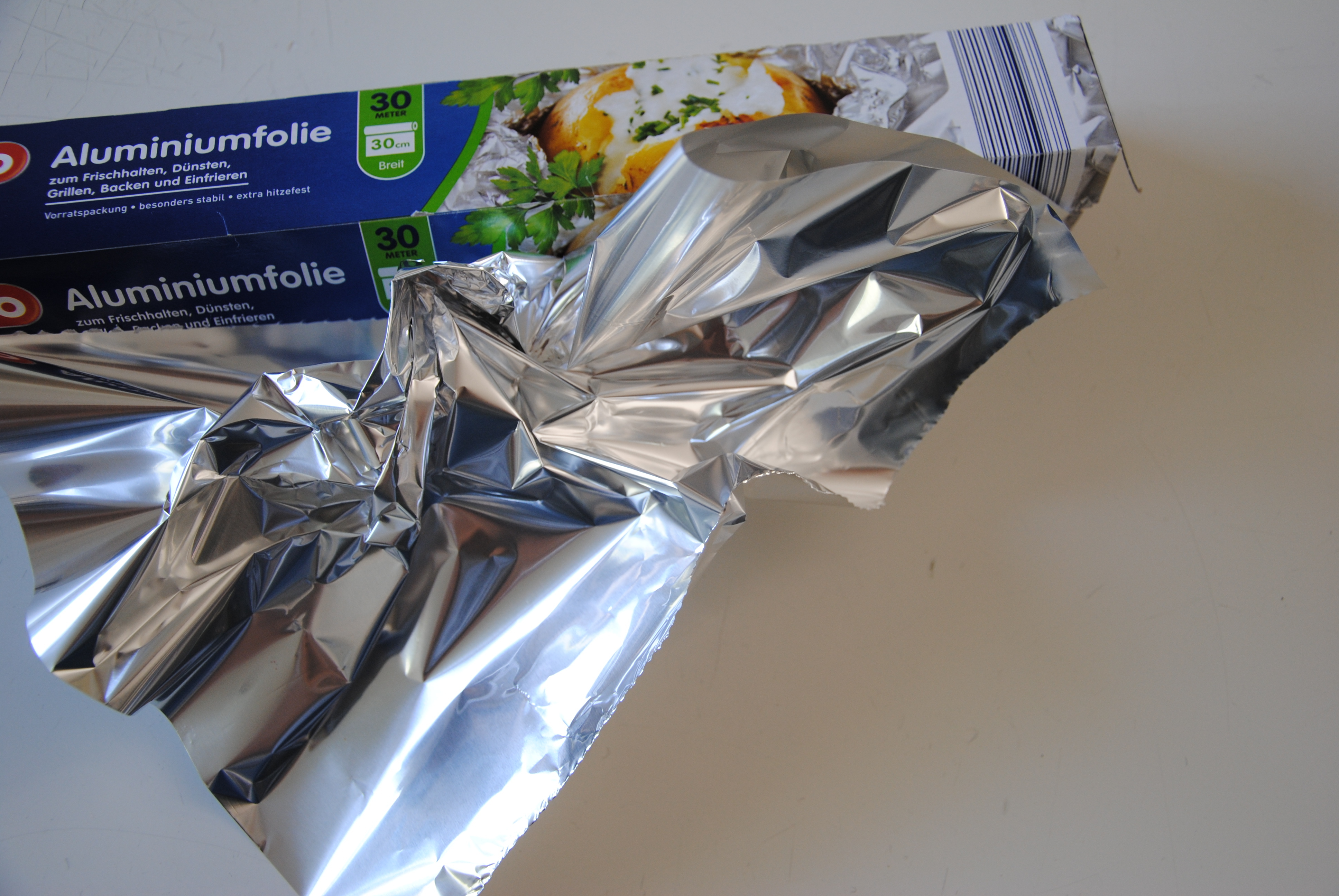 Alufolie ist aus dem Haushalt nicht mehr weg zu denken.