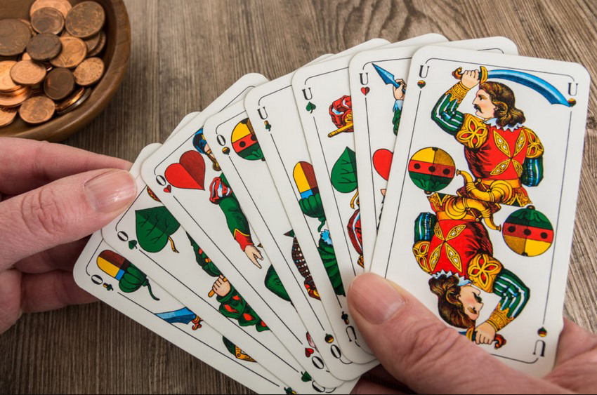 Ein "Sie" - Spiel, der Traum eines jeden Schafkopfers. Es ist das einzige Spiel beim Schafkopf das sofort aufgelegt wird.