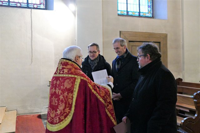 Aufnahme neuer Sodalen in der Klosterkirche Miltenberg
