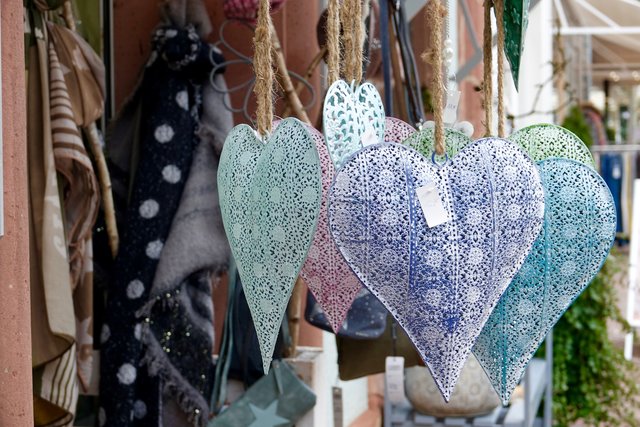 Der Valentinstag nähert sich ... gesehen in Miltenberg.