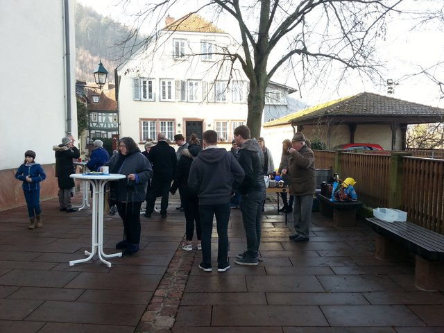 Kirchenkaffee im Anschluss an den Familiengottesdienst | Foto: Michael Schwarz