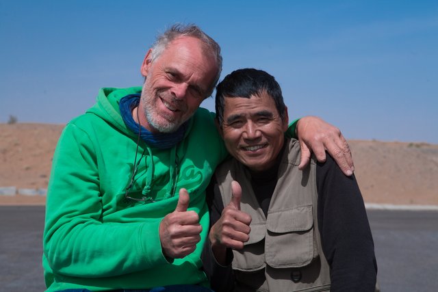 Andreas Pröve mit seinem chinesischen Freund Sun De Yue | Foto: Andreas Pröve