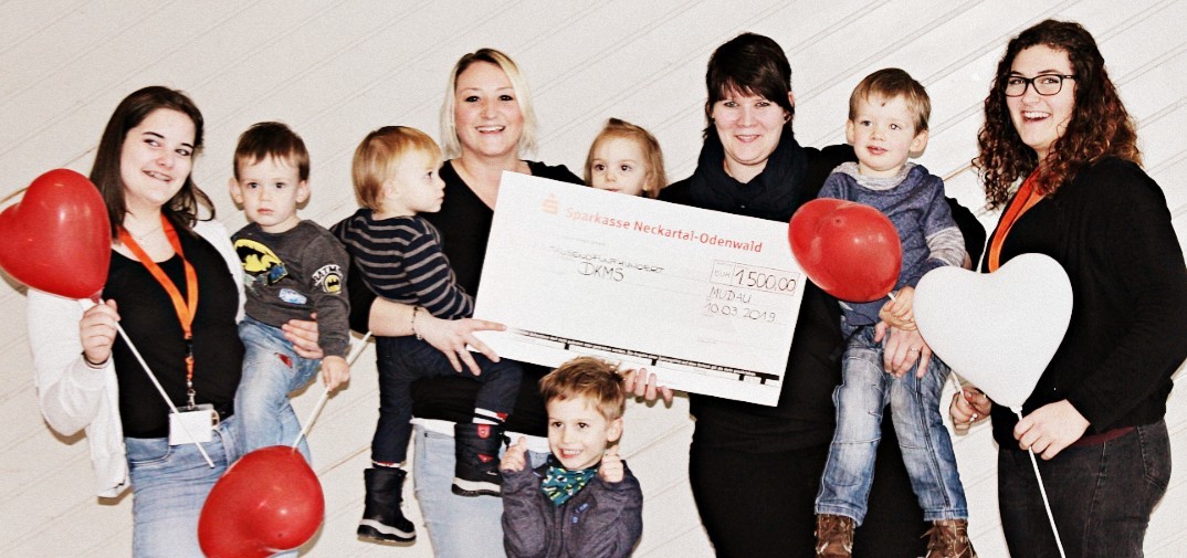 Stolze 1.500€ konnten an die DMKS gespendet werden.