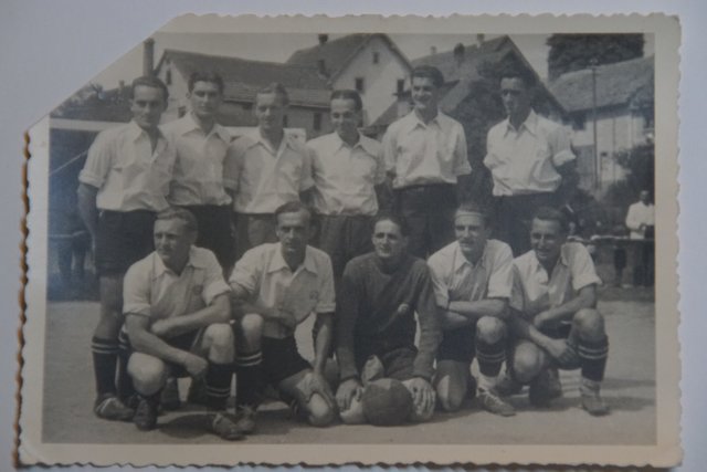 Die Meistermannschaft von 1949 - Aufsteiger in die 1. Amateurliga
