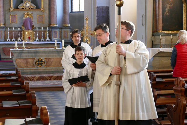 Kreuzwegandacht in der Klostekirche