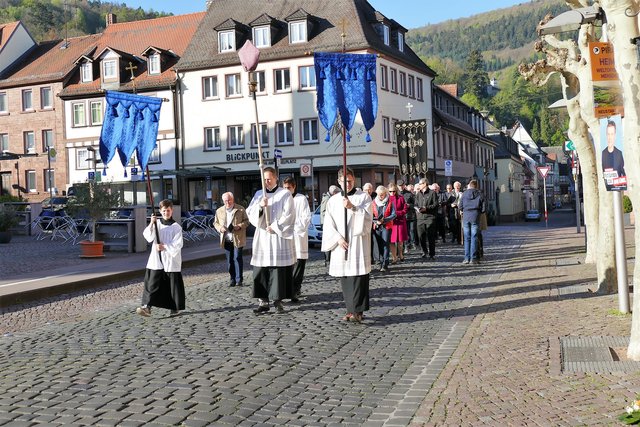 Aufstellung zur Prozession