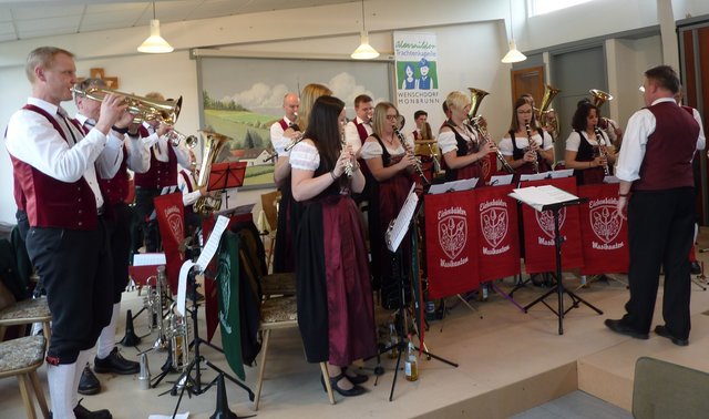 Musikverein Eichenkranz Eichenbühl beim Musikalischen Maienabend am 5. Mai 2019 in Wenschdorf