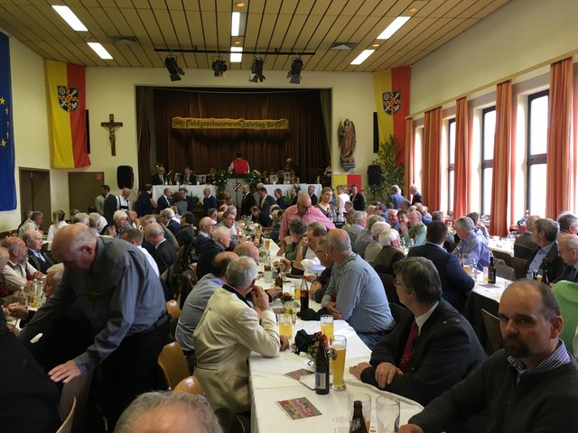 In der idyllisch gelegenen Spessartgemeinde fand am Samstag, dem 11. Mai 2019,  zwischen neun und 15 Uhr das 99. Feldgeschworenen-Treffen der nördlichen Landkreisgemeinden zwischen Niedernberg und Wörth, Mömlingen und Mönchberg statt. 
