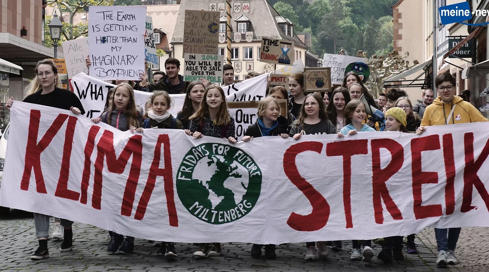 Fridays for Future Demo in Miltenberg am 17.05.2019.