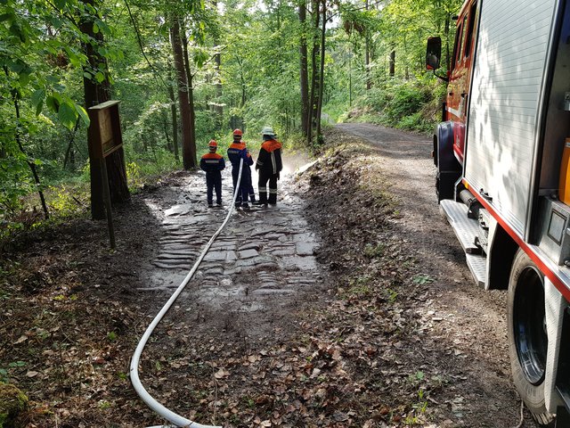 Danke an die Jugendfeuerwehr Eichenbühl.  | Foto: Arno Neuberger 