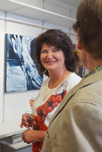 Im Gespräch: Helga Schimandl.