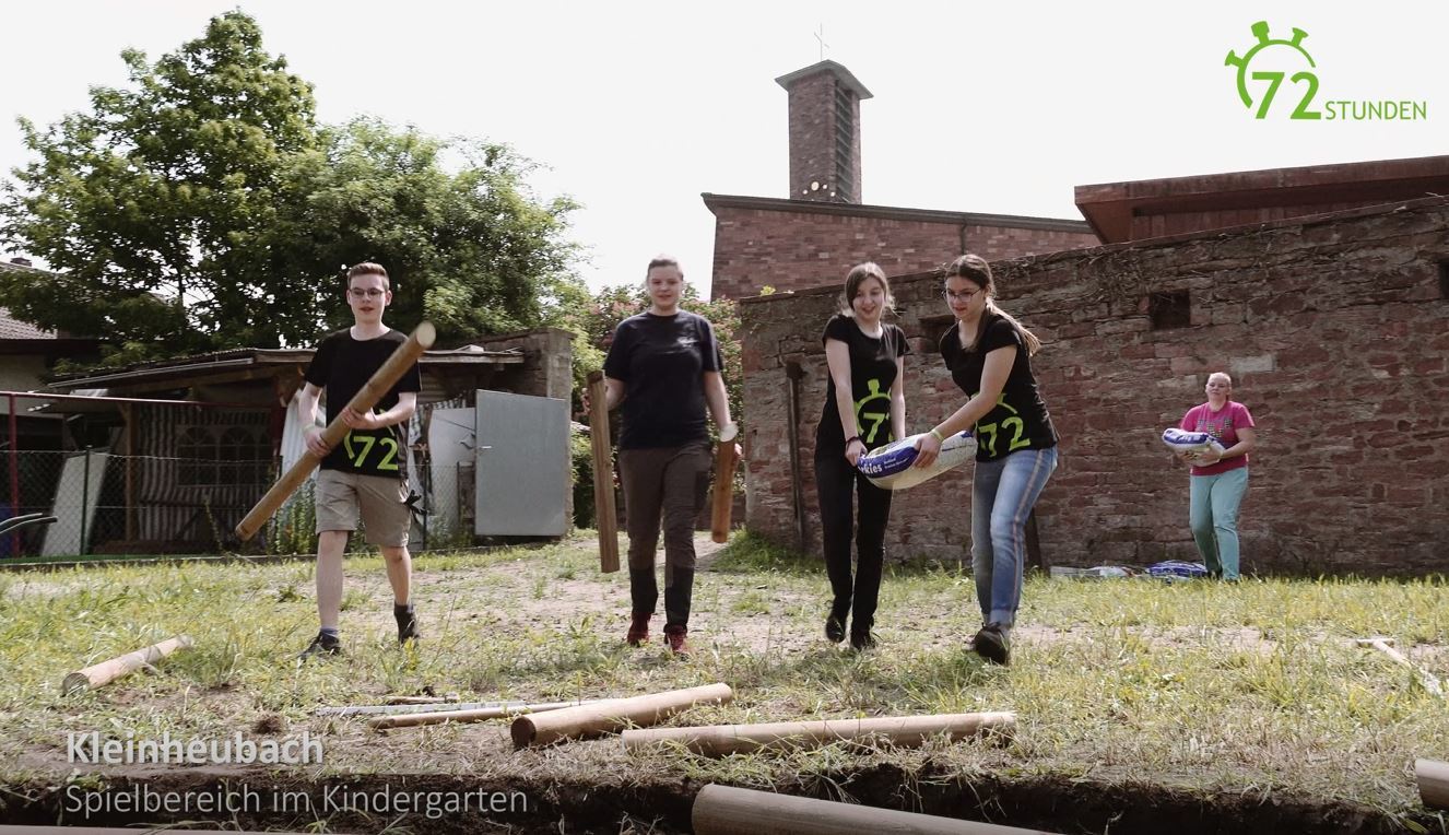 Drei Tage um ein Projekt gemeinsam umzusetzen - das ist das Prinzip der 72 Stunden Aktion des BDKJ.