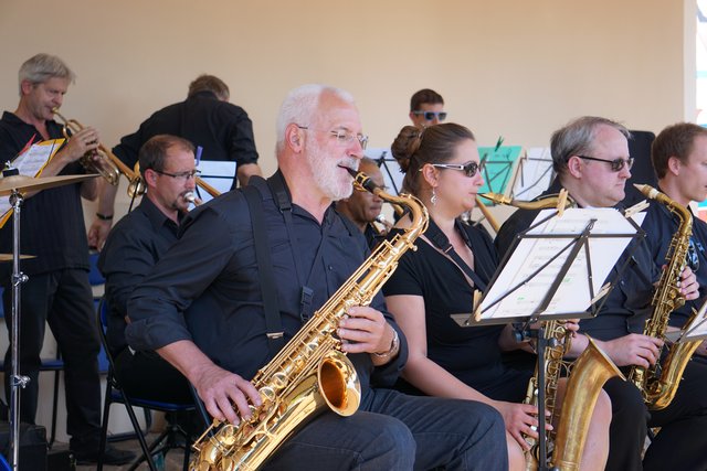 Die Big Band des Musikvereins Klingenberg.