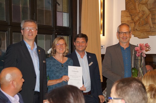 Zweiter Platz Förderpreis: Gesta e.V. aus Aschaffenburg erhält eine Urkunde und 2.500 Euro Preisgeld | Foto: Andrea Kaller-Fichtmüller